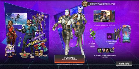 Premium+ Tier Rewards for Season 22 First Split Battle Pass in Apex Legends