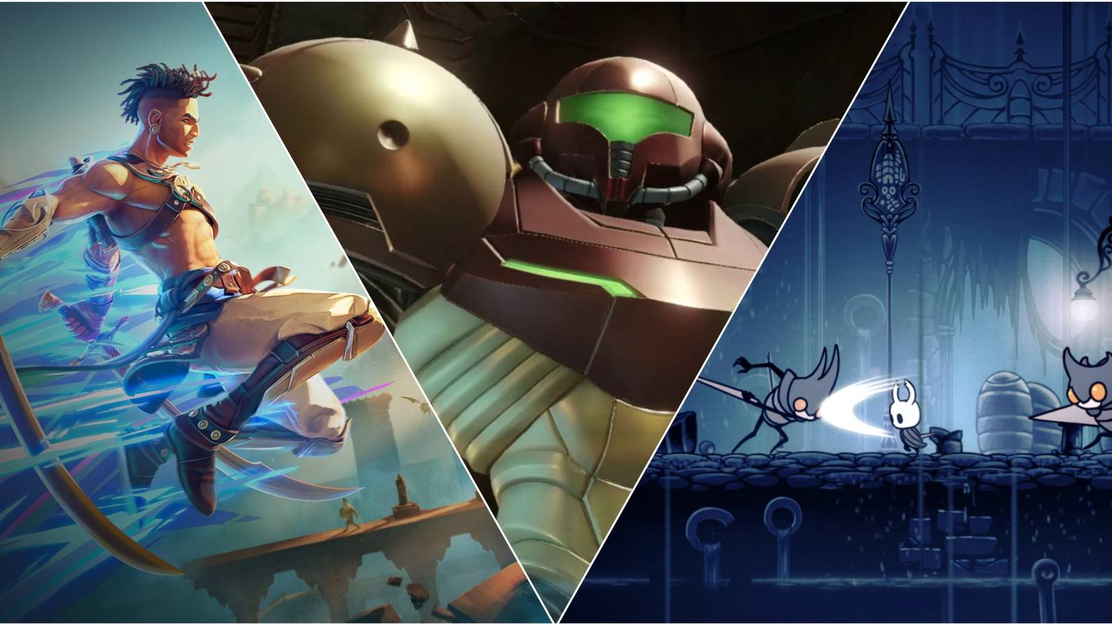 Prince of Persia, Metroid Prime and Hollow Knight