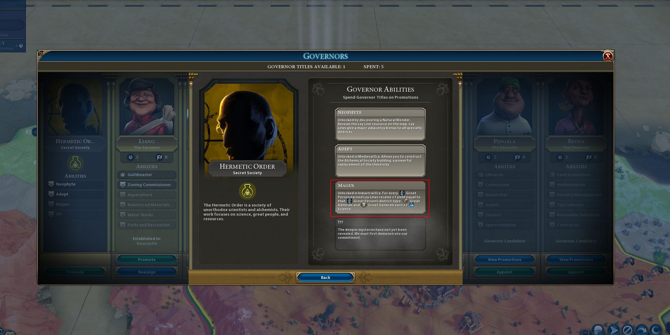 Civilization 6: Complete Guide To The Hermetic Order