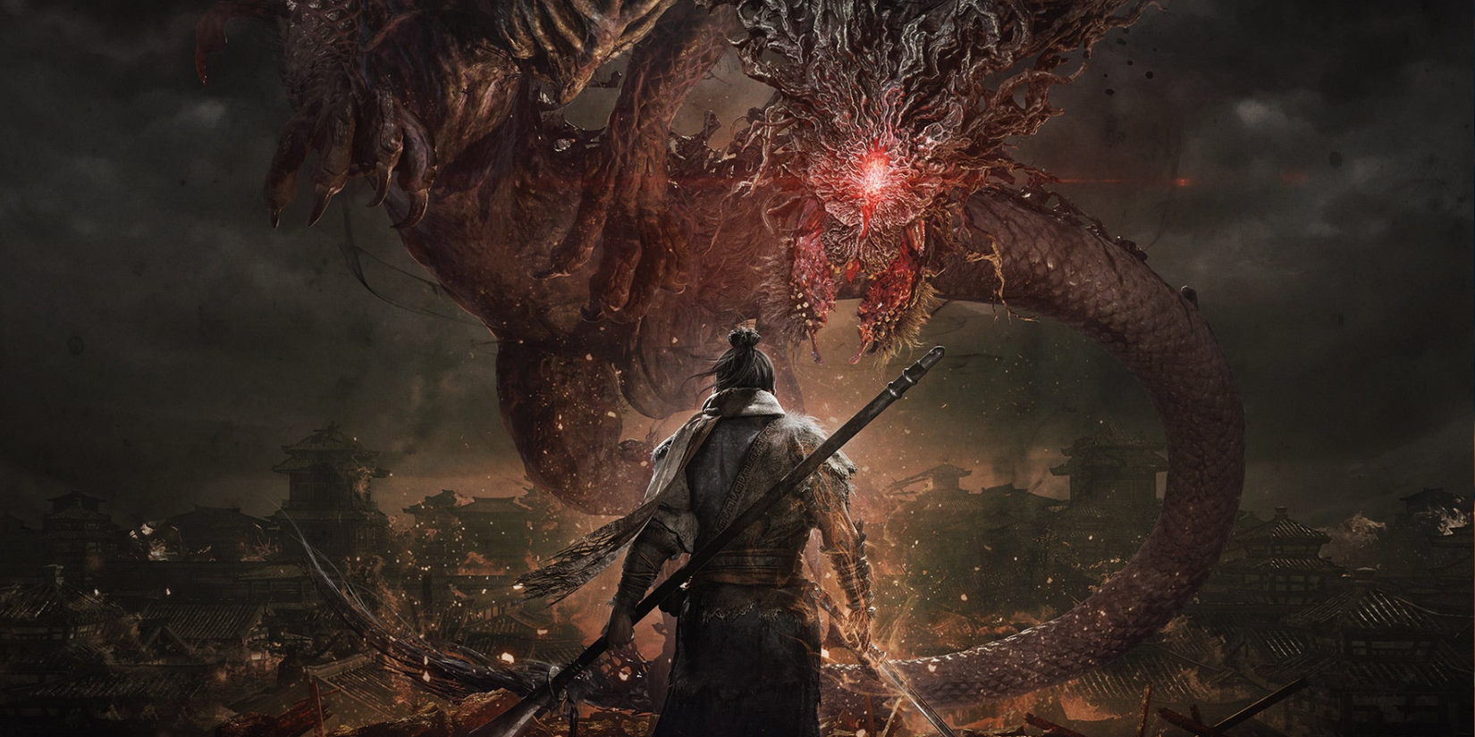 Protagonist faces a giant enemy in Wo Long Fallen Dynasty