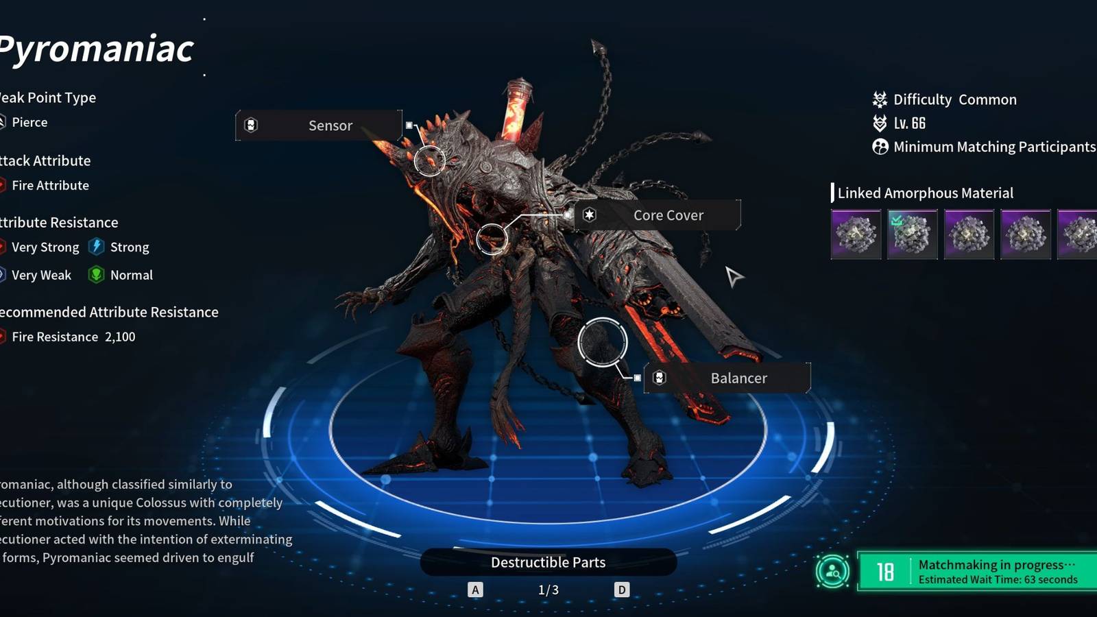 Pyromaniac Colossus in The First Descendant.