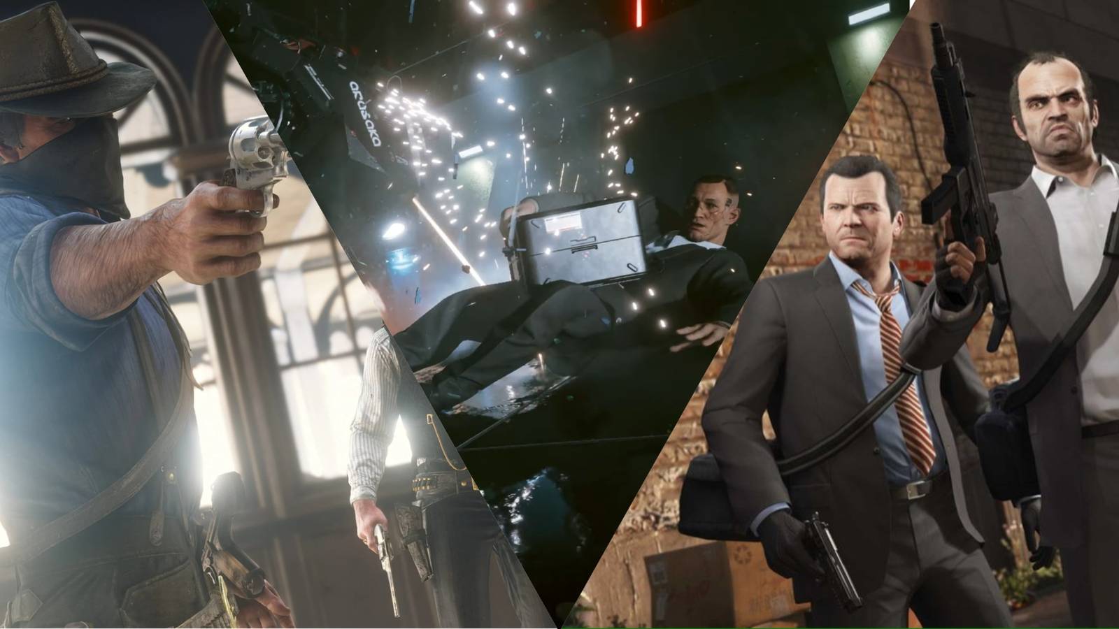 Red Dead 2, Cyberpunk 2077, GTA V Heist Missions