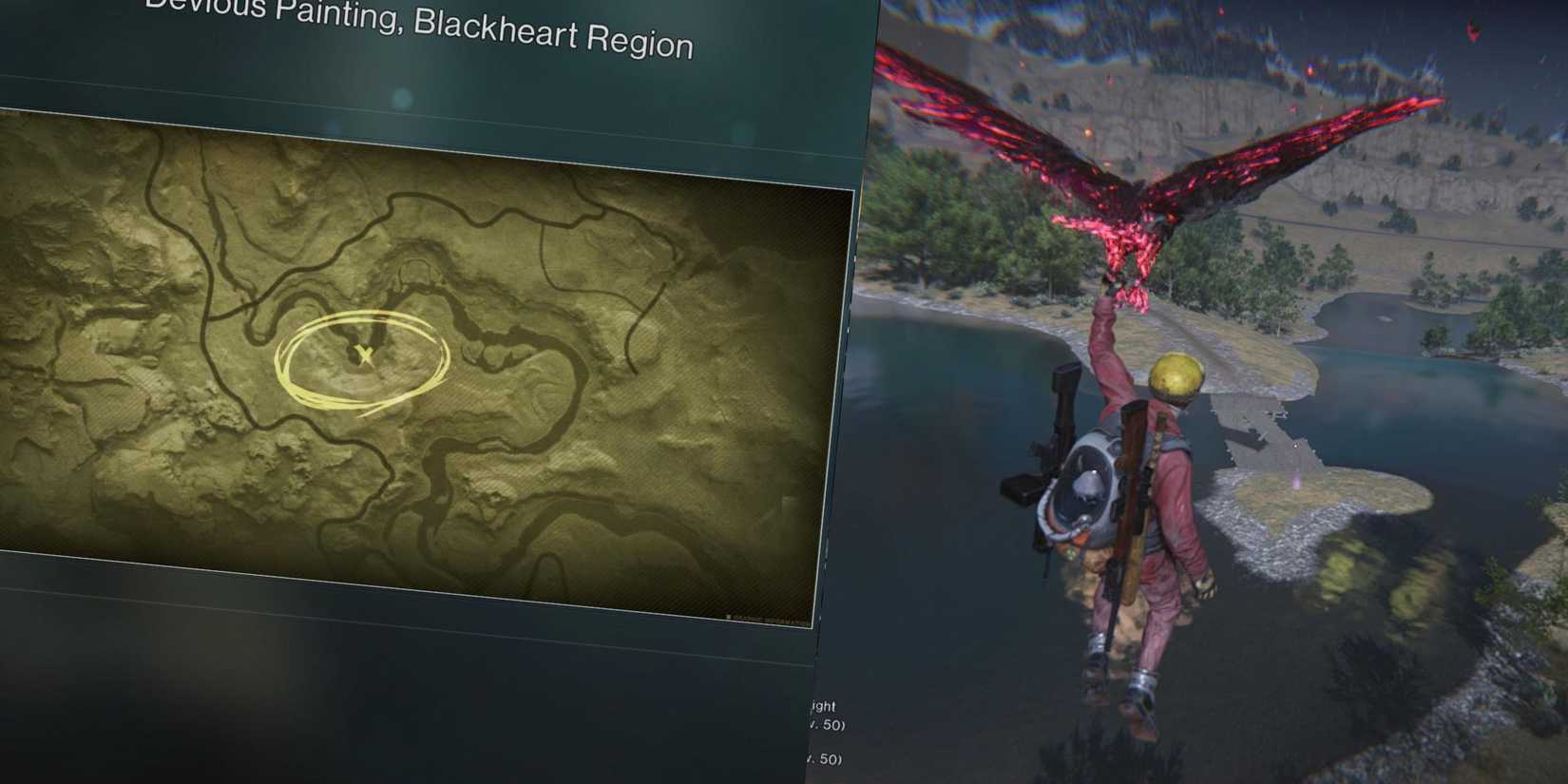 Red Sands Devious Painting Loot location