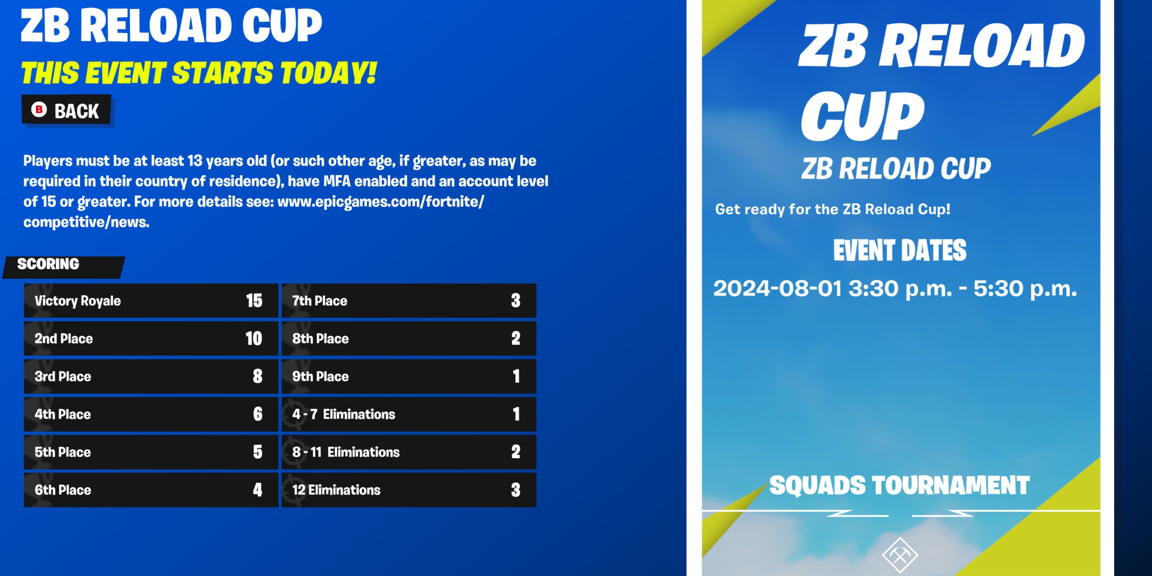 When Is the Fortnite Reload Cup (& How to Participate)