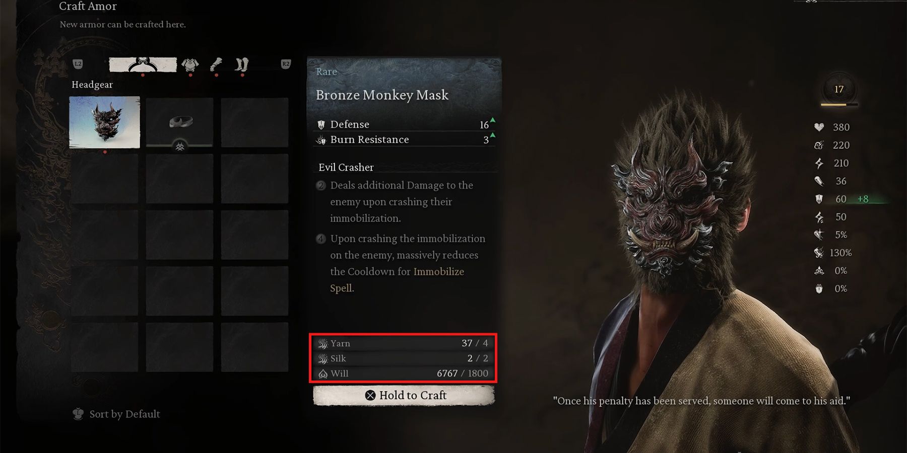 How To Craft Armor In Black Myth: Wukong