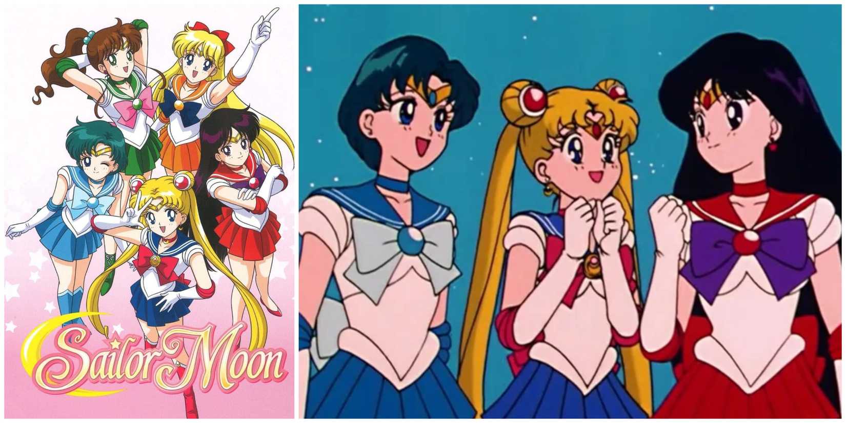 images from the anime Sailor Moon