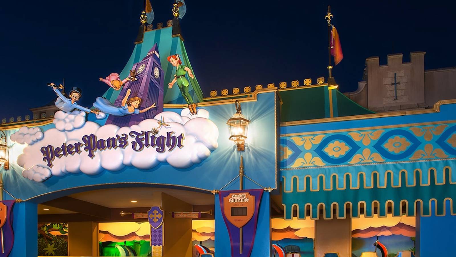 Peter Pan's Flight at Walt Disney World reopened after refurbishment