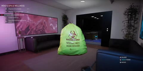 Crime Scene Cleaner trash bag