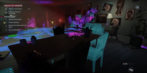 Crime Scene Cleaner furniture scan