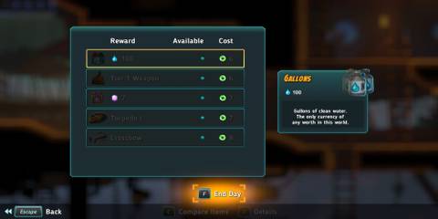 The Player Spending Reputation At The End Of The Day 