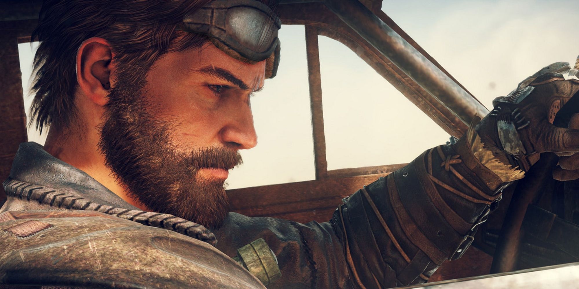 A close up of Max from the 2015 Mad Max game