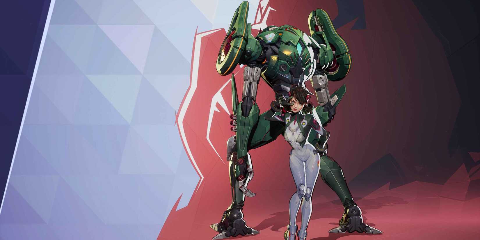 Screenshot of Peni Parker wearing her Olive Skimmer skin in Marvel Rivals