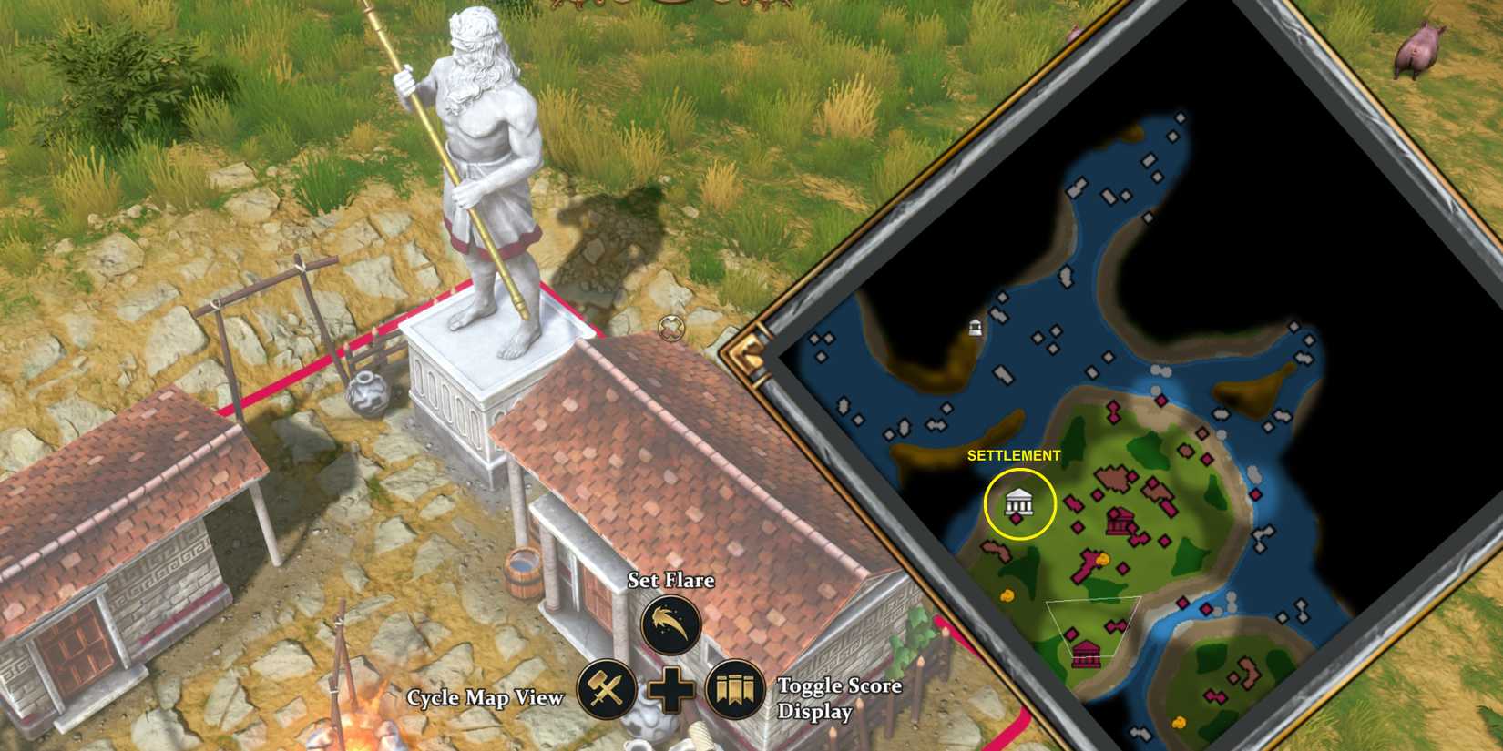 settlement marker age of mythology