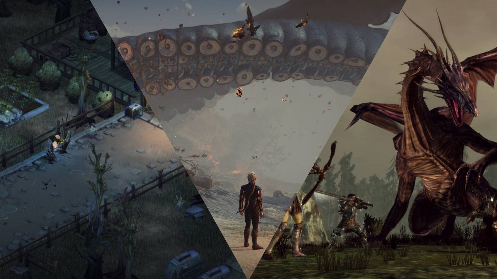 Shadowrun Dragonfall, Baldur's Gate 3 and Dragon Age Origins