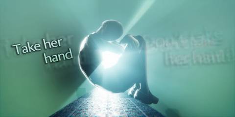 Take her hand prompt in Shin Megami Tensei 5 Vengeance Alignment 