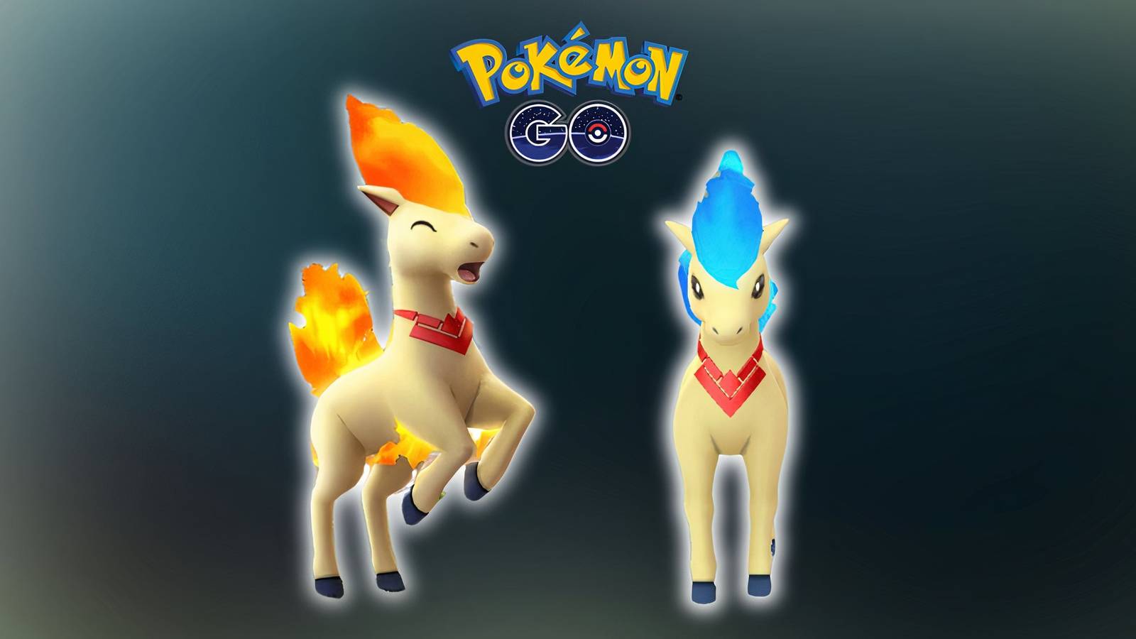 Shiny Candela Accessory Ponyta and Candela Accessory Ponyta In Pokemon GO