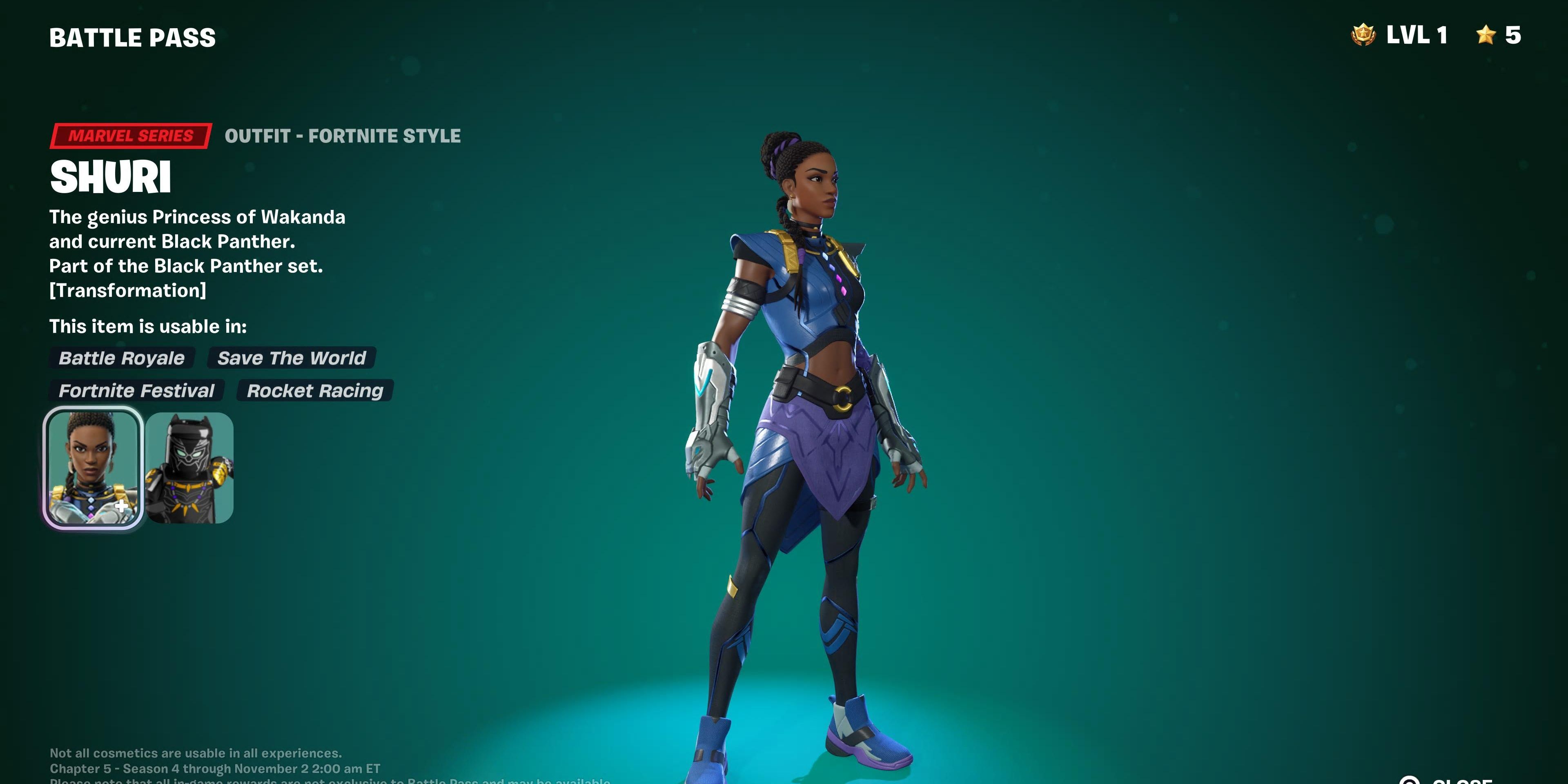 shuri skin