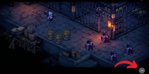 skip cutscene button in sword of convallaria-1