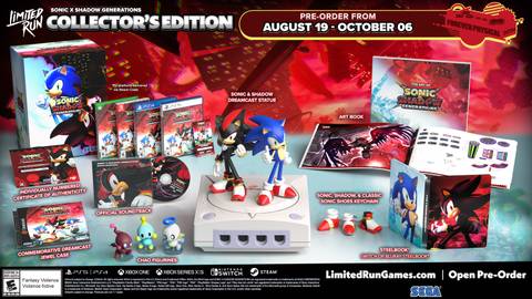 Sonic X Shadow Generations Collector's Edition