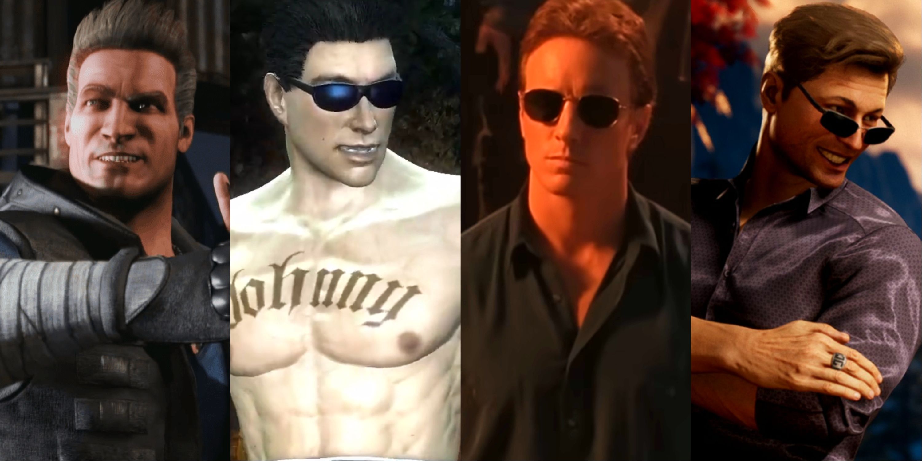 The Best Versions Of Johnny Cage In Mortal Kombat