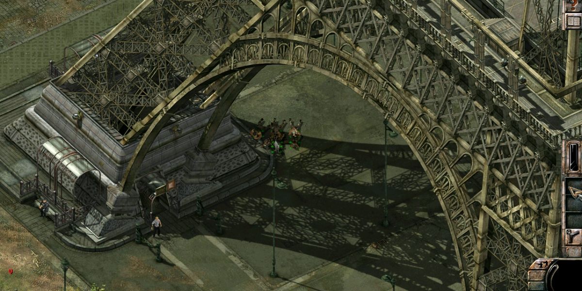 The Eiffel Tower in Commandos 2: Men of Courage