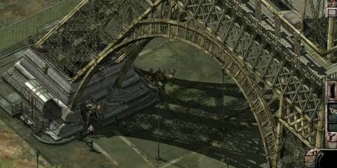 The Eiffel Tower in Commandos 2: Men of Courage