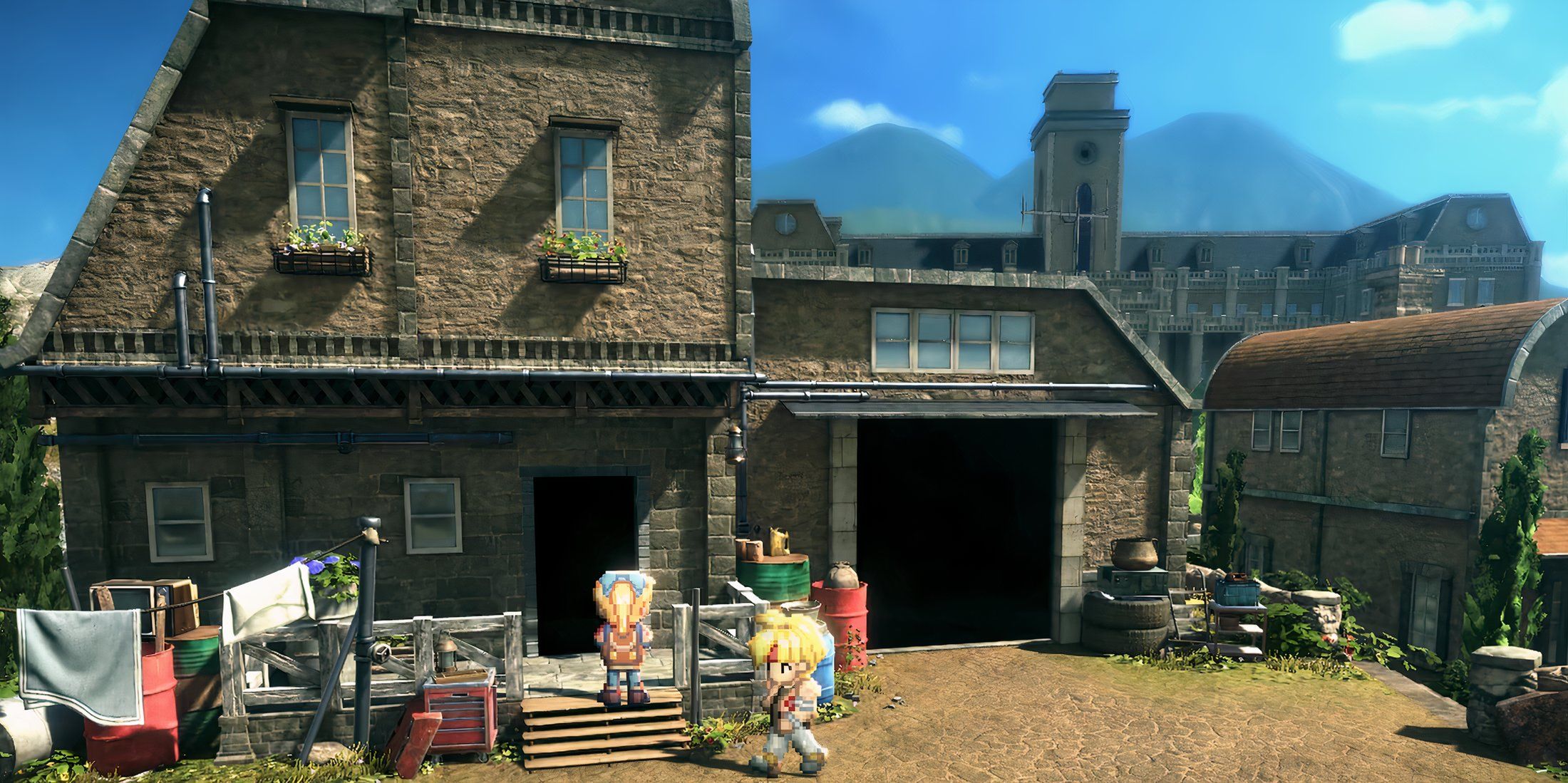  Outside Precis' house in Star Ocean The Second Story R