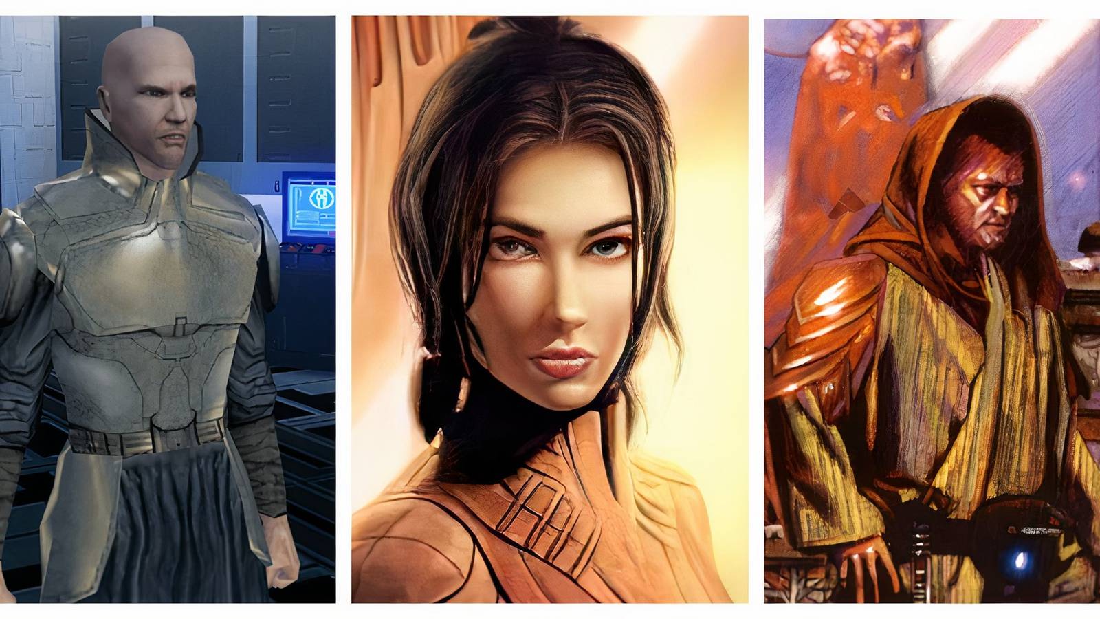 Dark jedi the Sith Governor, Bastila Shan and Ajunta Pall 