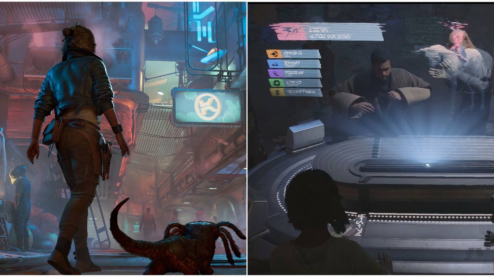 star wars outlaw kay vess and fathier table