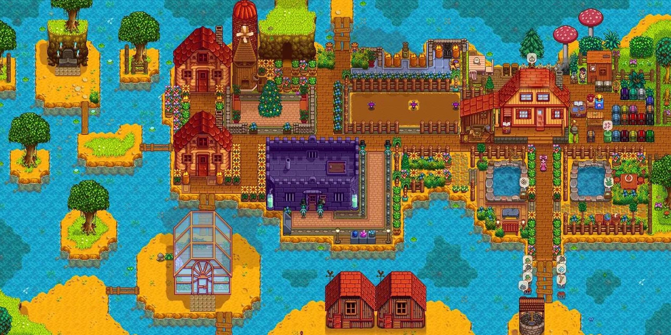 Stardew Valley Fan Makes Stunning Cross-Stitch Of Their Farm