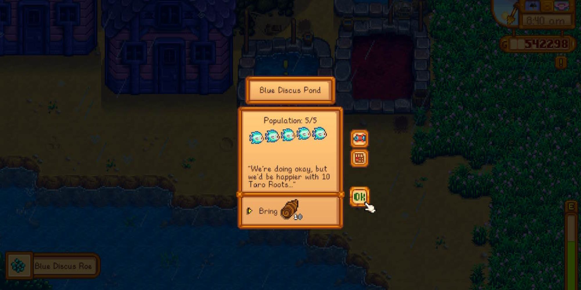 Taro Tuber Location in Stardew Valley