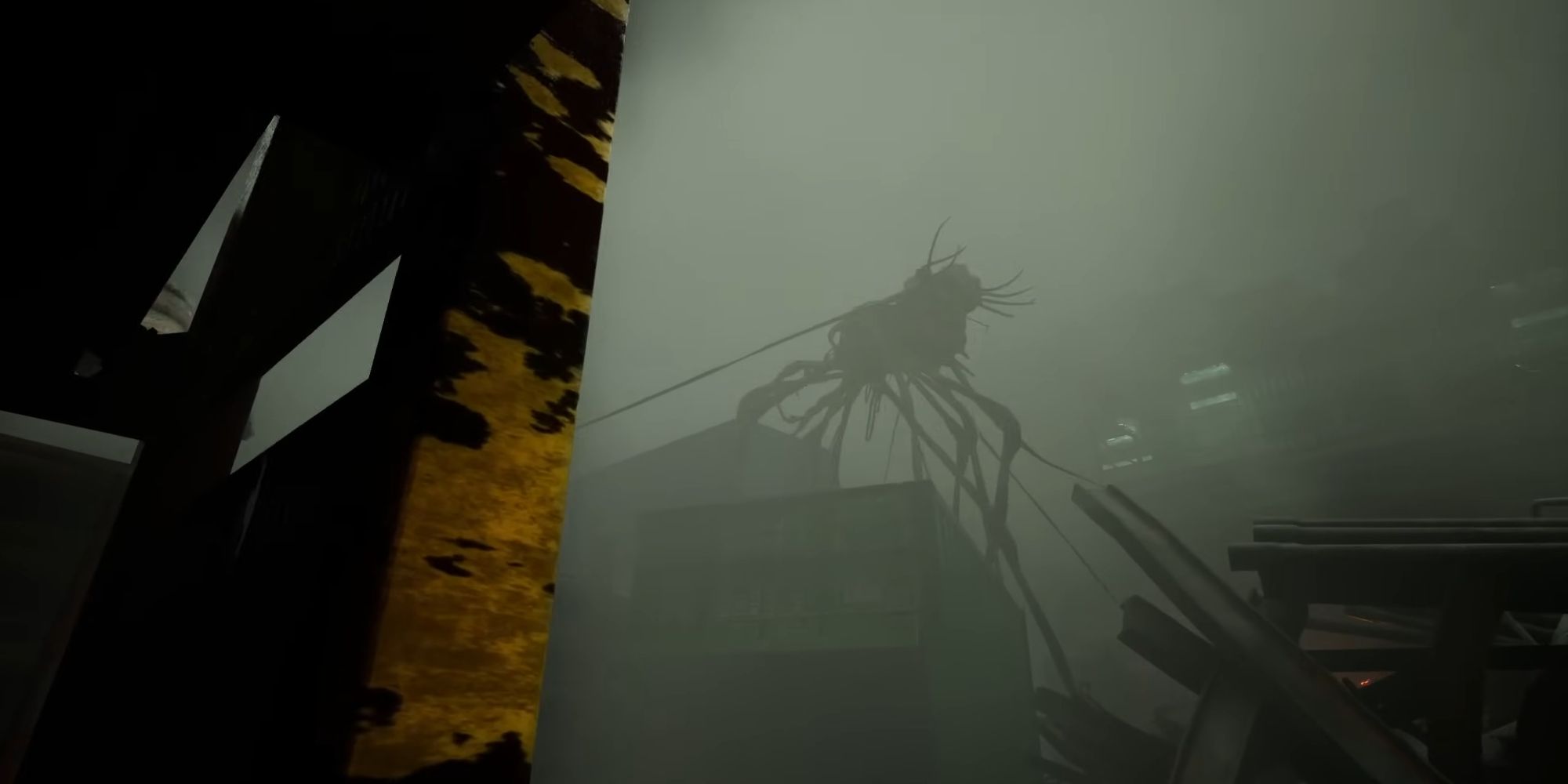 Monster in the fog in Still Wakes The Deep