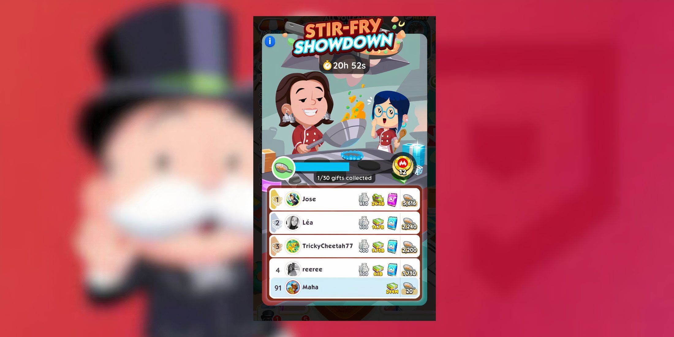 stir fry showdown monopoly go