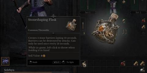 Stoneshaping Flask in Dungeonborne