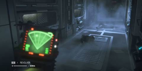 amanda walking down a corridor