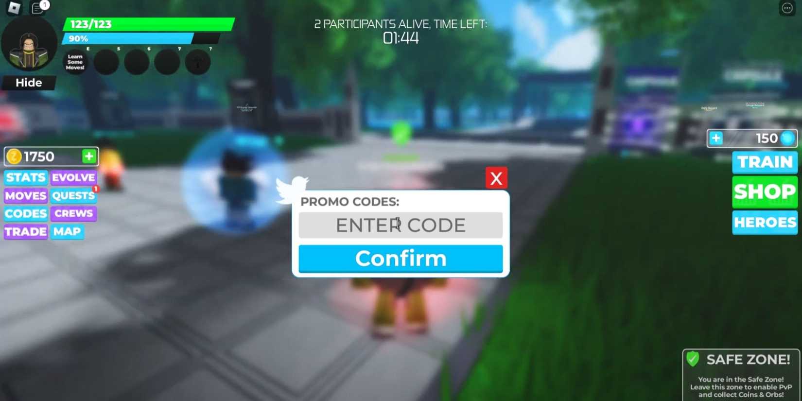 Roblox: Super Evolution Codes