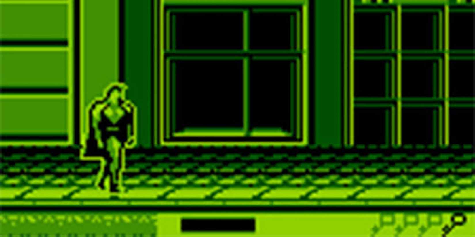 Superman walking in Superman 1997 Game Boy