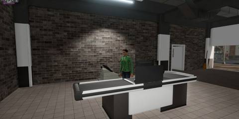 A cashier in Supermarket Together