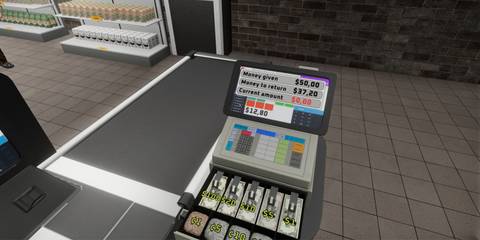 A checkout in Supermarket Together