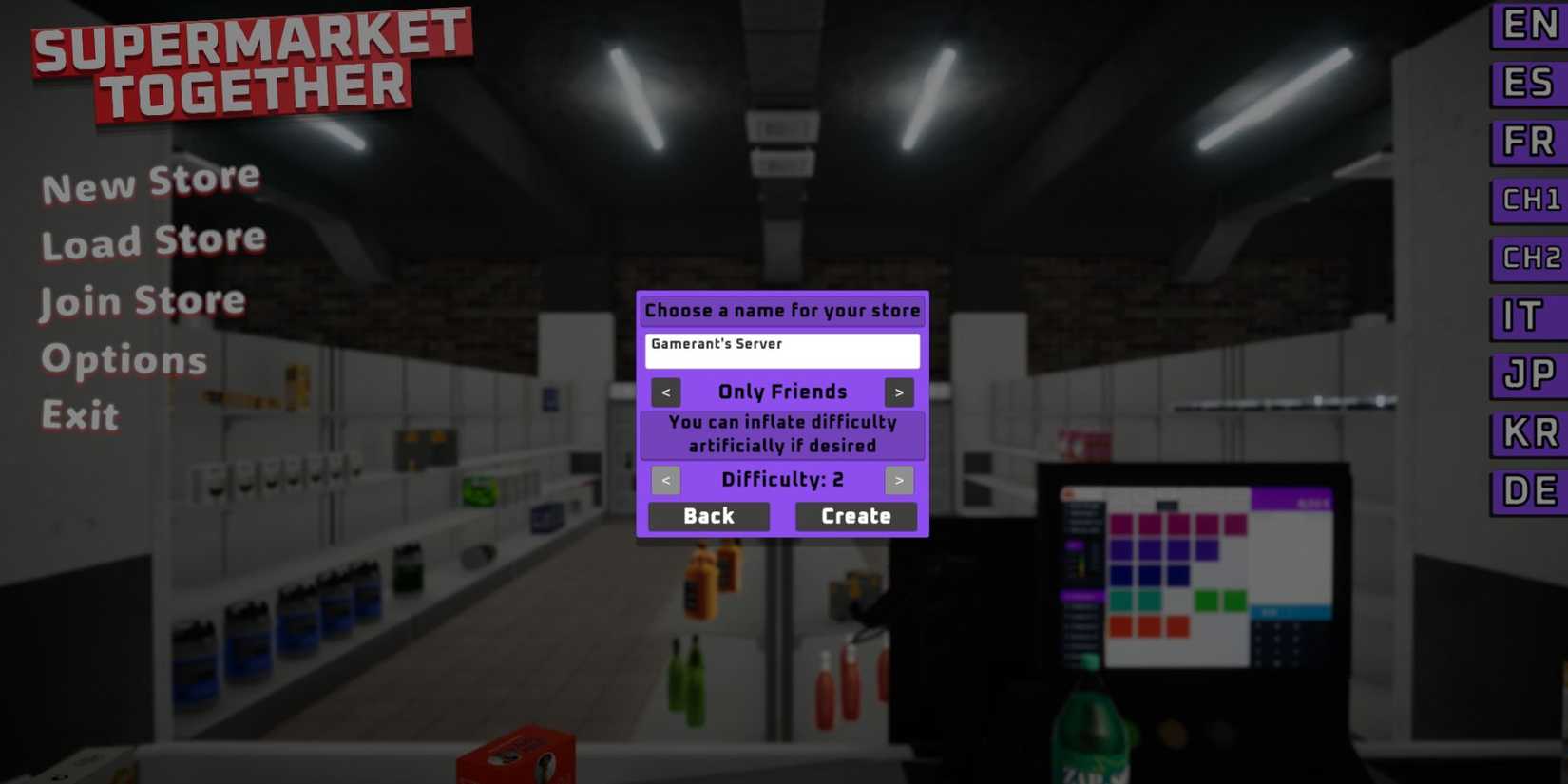 Store Together Lab Supermarket Together: How to Play with Friends