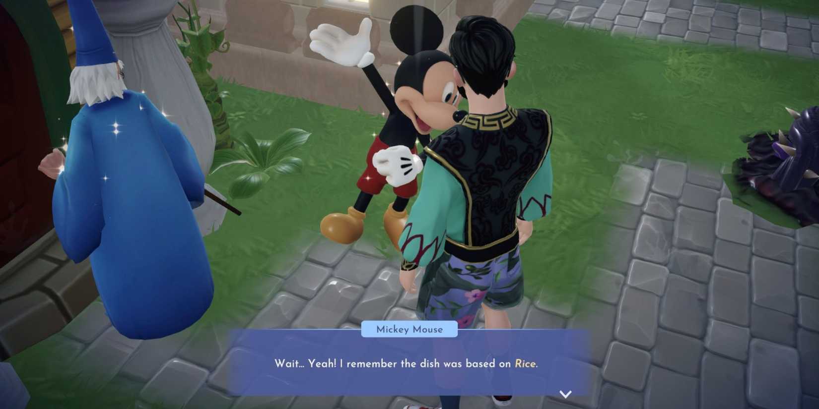 talking to mickey about cajun recipe ddv