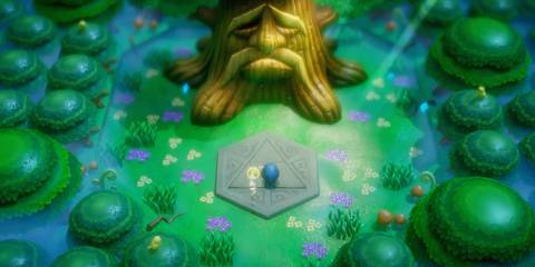 Talking to the Great Deku Tree in The Legend of Zelda Echoes of Wisdom
