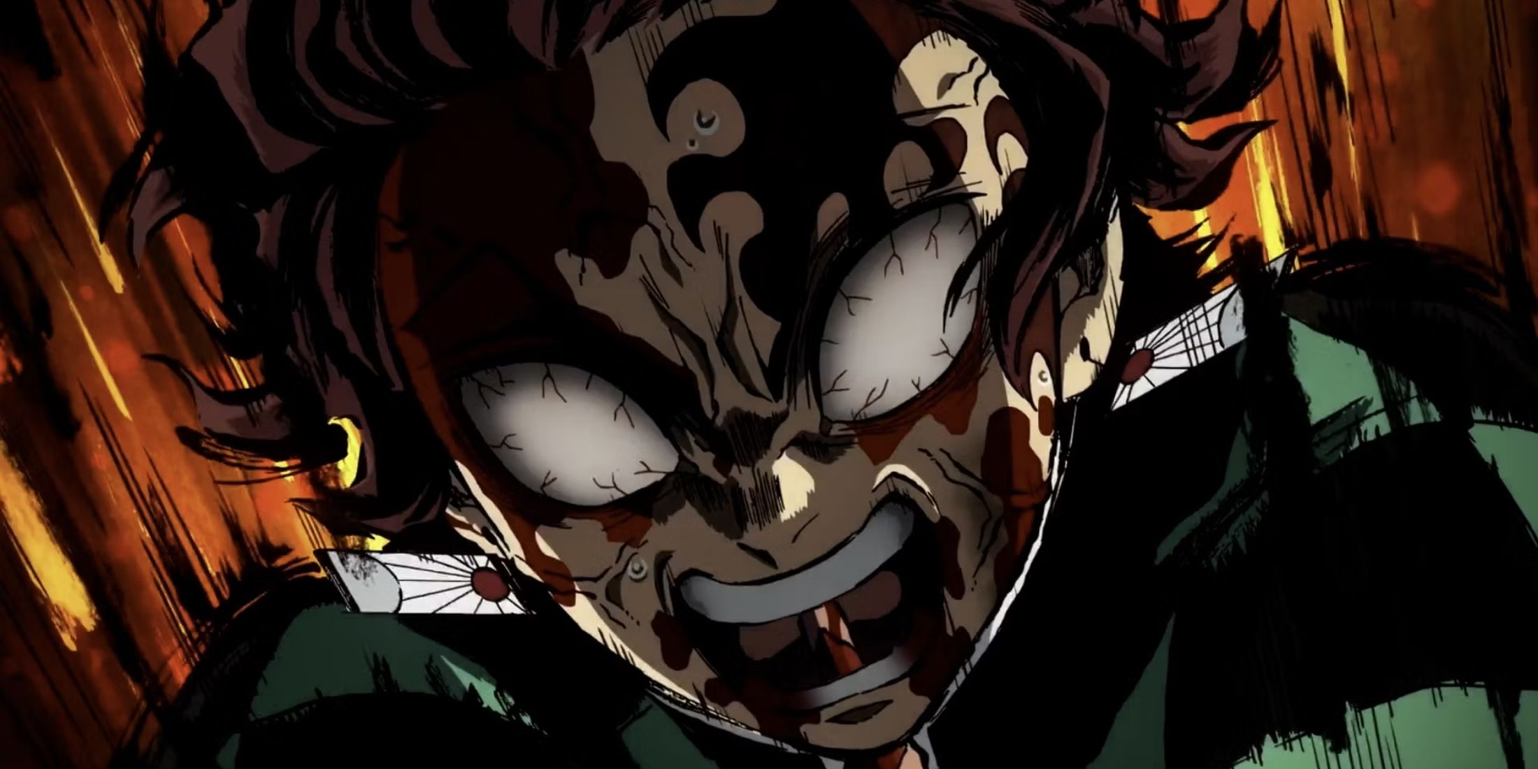 Tanjiro screams in Demon Slayer