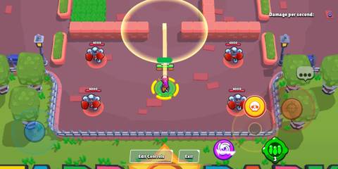 Tara aiming her super in Brawl Stars