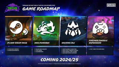 Teenage Mutant Ninja Turtles Splintered Fate DLC Roadmap