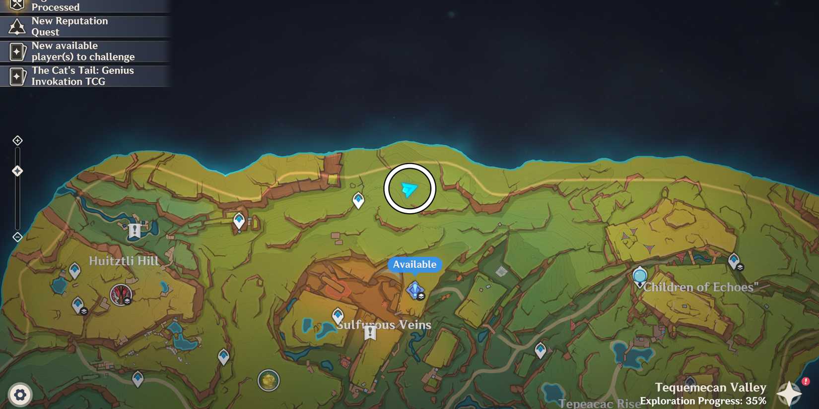 Tepetlisaurus Hide-and-Seek Quest In Genshin Impact