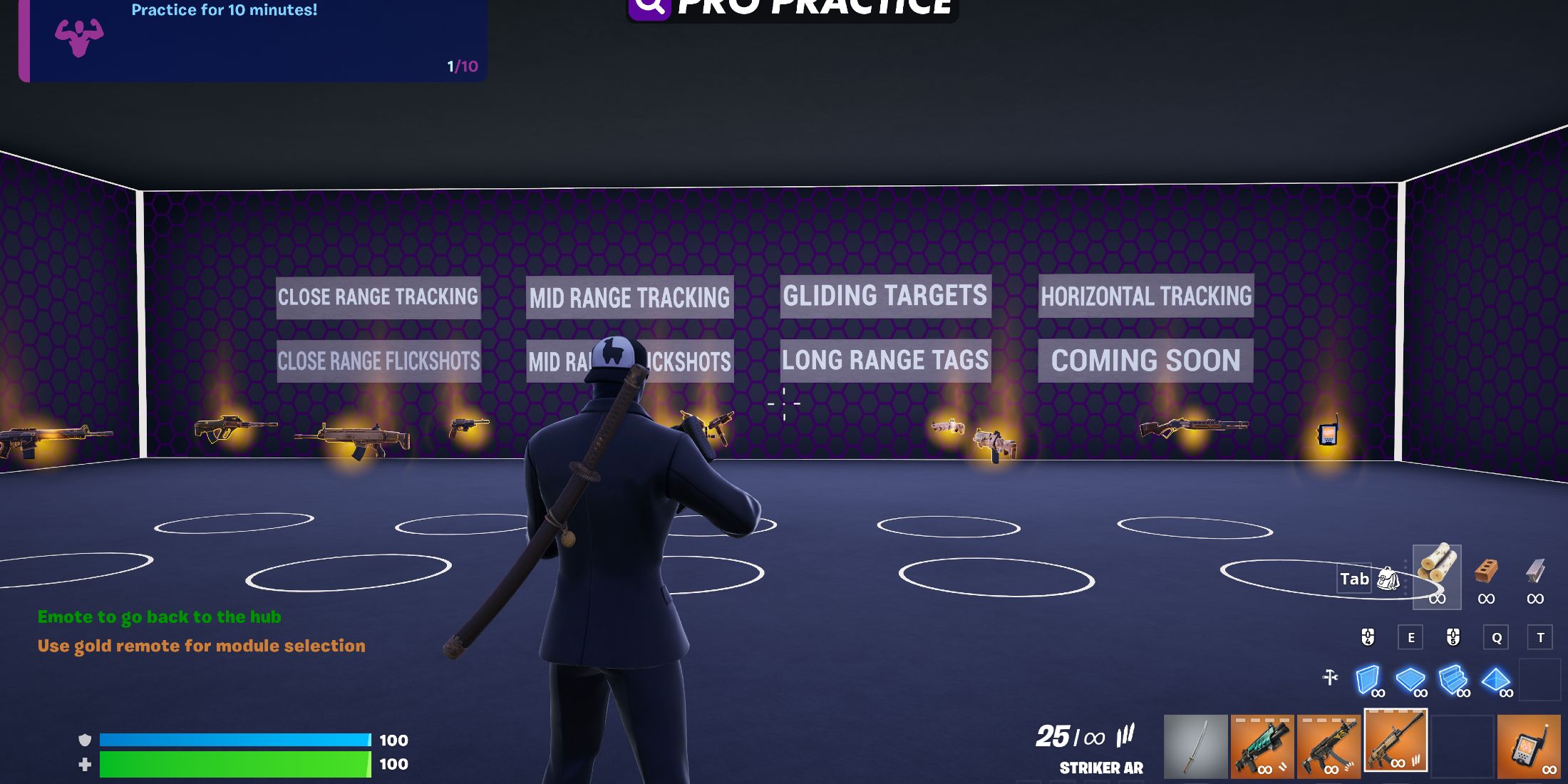 Best Aim Training Map Codes in Fortnite