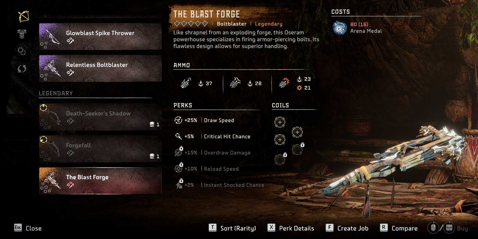 the blast forge in horizon forbidden west