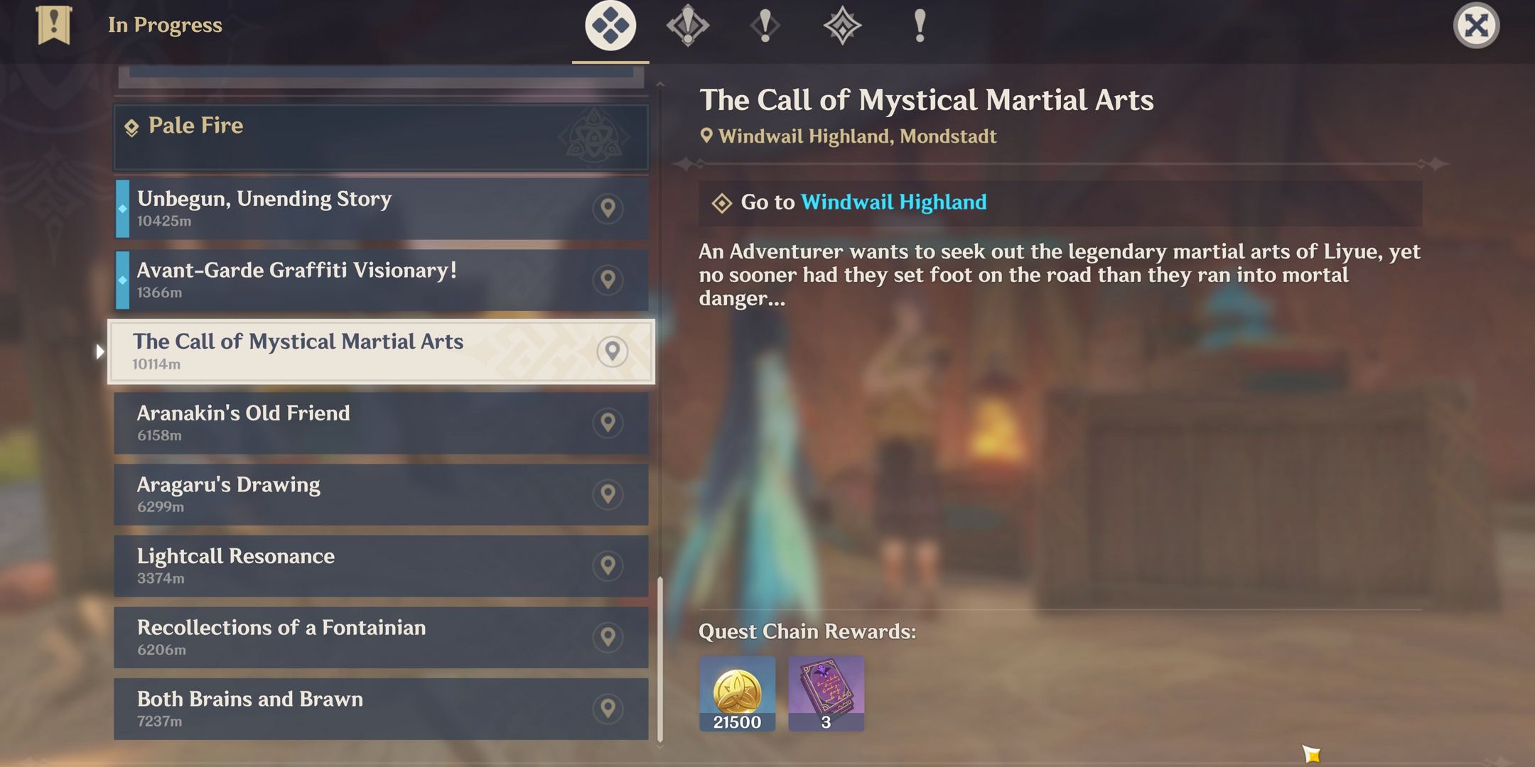 The Call Of Mystical Martial Arts Quest In Genshin Impact