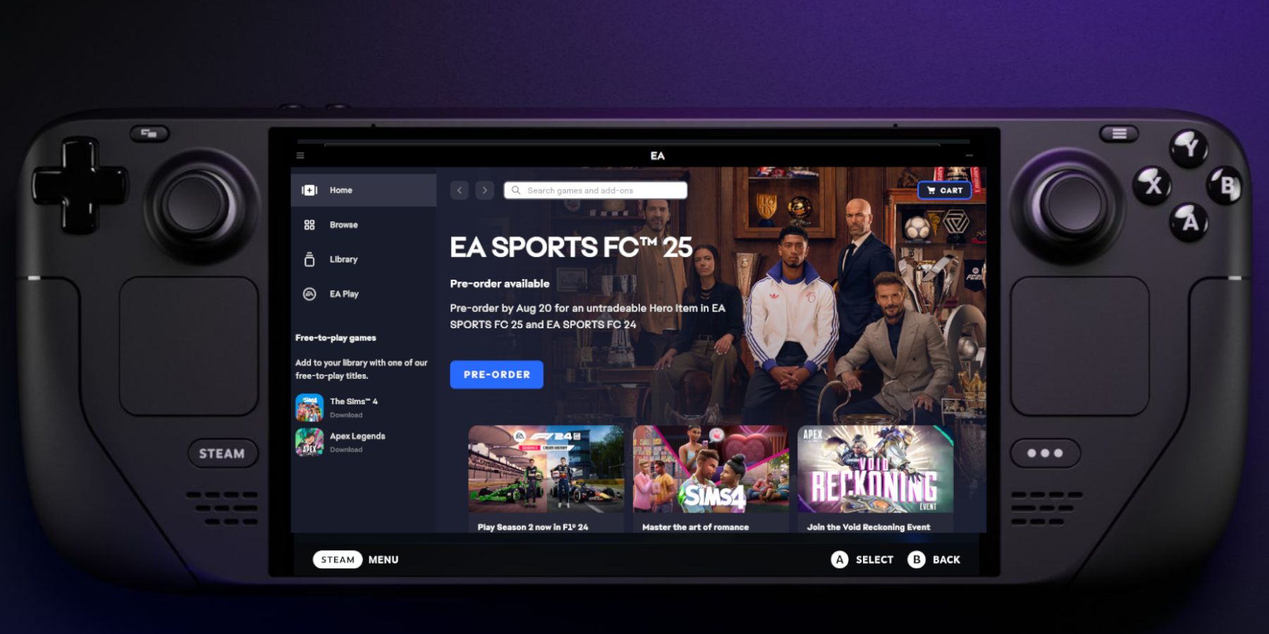 Steam Deck: How To Launch The EA App With Decky Loader